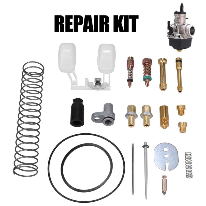 Comprehensive Motorcycle Carburetor Repair Kit Includes  Parts for Easy DIY Maintenance and Better Performances