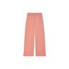 Fila Solid Color Logo Mid Waist Straight Leg Casual Pants Women Bottoms Pink F51W349605A-PK