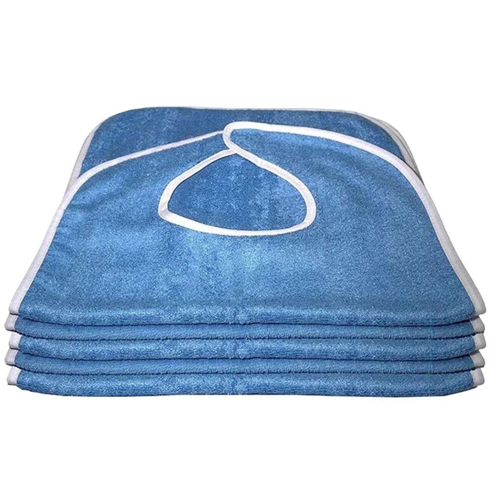 Wodoodporne Śliniaki dla Seniorów Styl z Kieszenią Śliniaki dla Dorosłych Ręcznik Ślinowy dla Starszych Mężczyzn i Kobiet