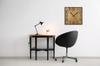 Wooden Wall Clock Wood Square 40cm