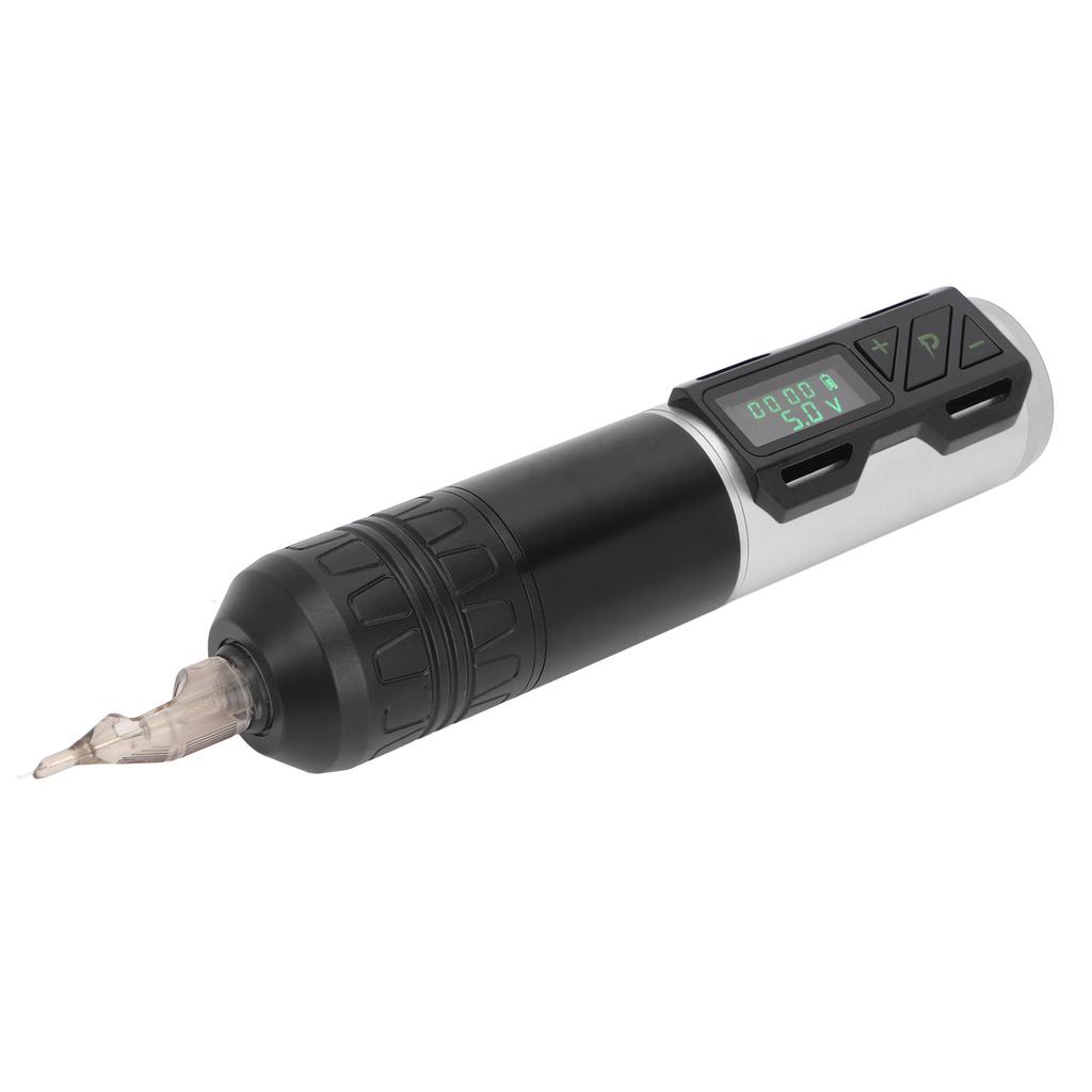 Wireless Tattoo Machine LCD Screen Liner Shader Rotary Tattoo Machine Pen with 1800mAh Battery