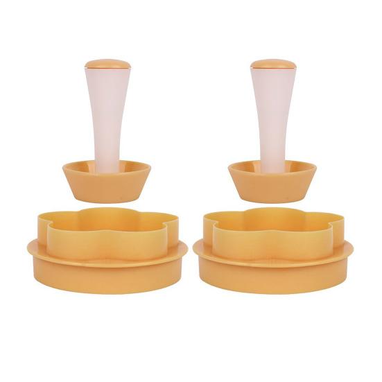 Tart Shell Mold Plastic Pastry Dough Stamper Kit Pie Crust Mold DIY Cake Tart Pan Mold for Egg Tart Shells Cheesecake Pastry Cupcake Muffin