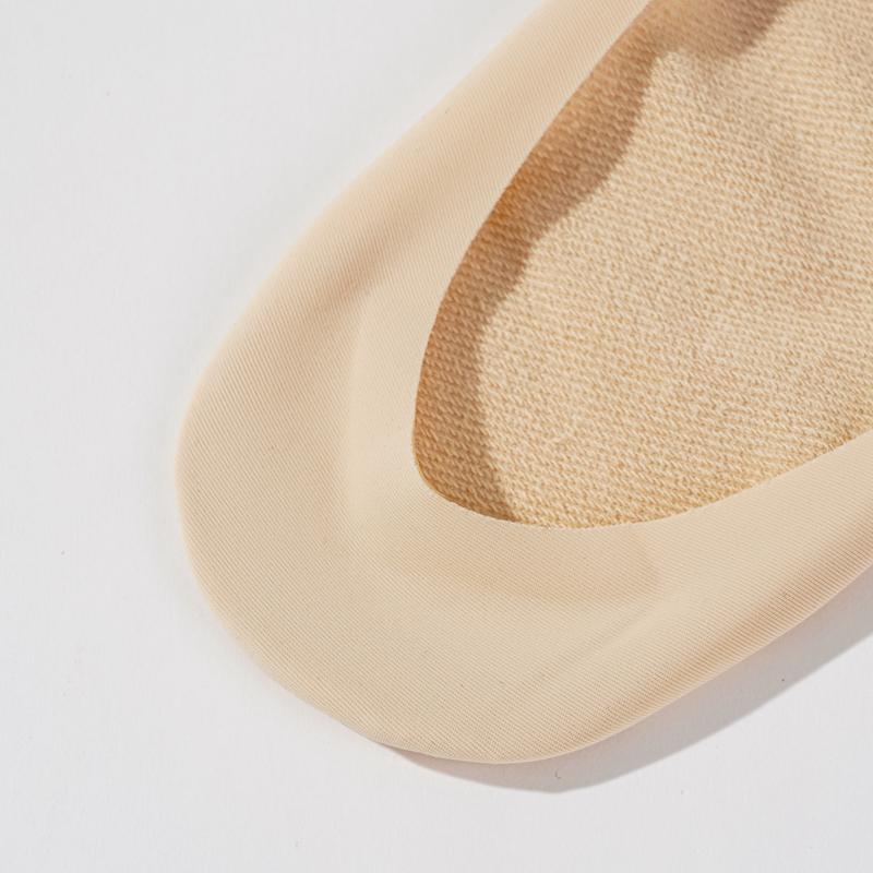 Calcetines náuticos de seda helada para mujer, de algodón, de corte bajo, antideslizantes, a la moda, antirroturas.