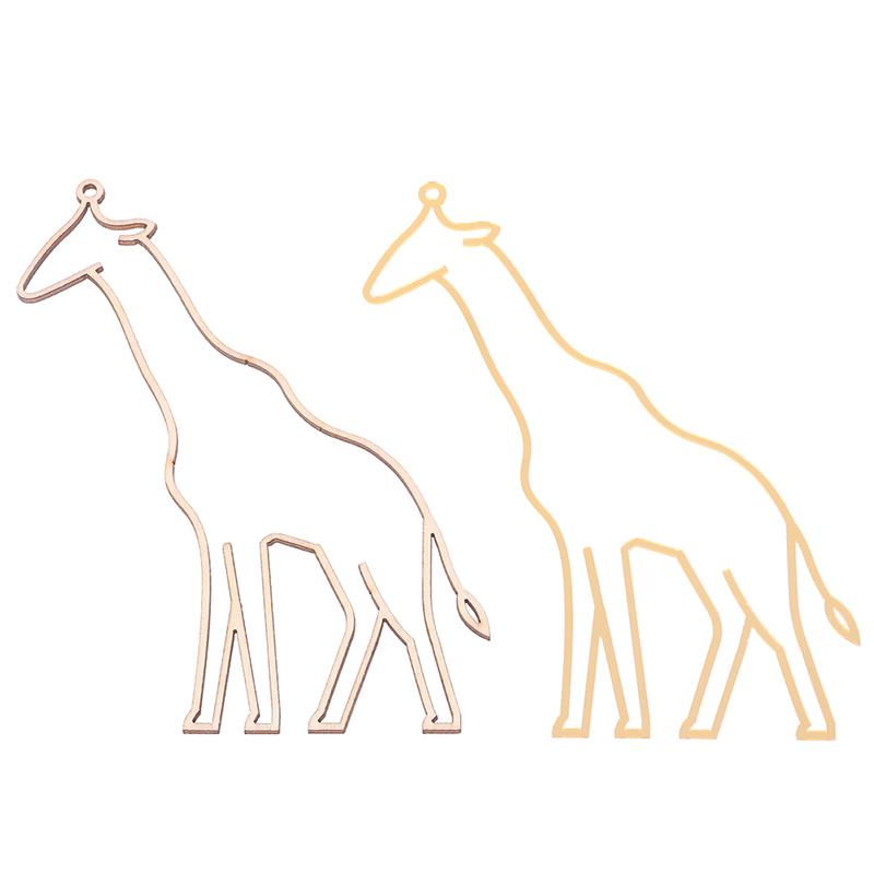 4Pcs  Animal Theme Happy Birthday Acrylic Wood Cake Topper Giraffe Cake Toppers