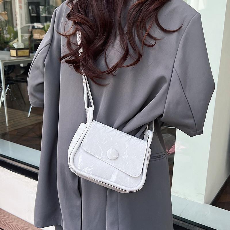 Stylish Vintage 2024 Spring Fashion Small Square Crossbody Bag Trendy Street Style Womens Shoulder Bag