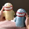 Quirky Handmade Big Mouth Monster Mug - Cute Ceramic Cup for Students, Birthday Gift, or Back to School Souvenir