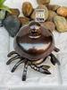 Antique Brass Desk Bell, Crab Bell For Reception Bell, Table Top Desk Bell,