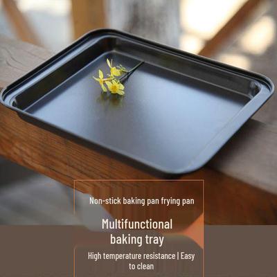 Rectangular Non-Stick Baking and Grill Pan for Oven, Bread, and Cake