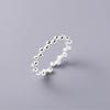 Brushed Plain Ring, Female Niche Light Luxury, High Sense, Irregular Index Finger Ring, Can't Lose Color, Ring Tide