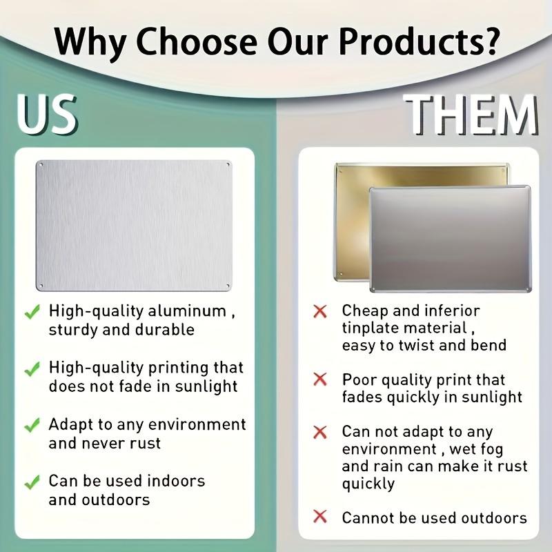 Cat Oil Painting Metal Sign, Vintage Wall Art Sign Wall Decor Gift Tin Sign Multipurpose Retro Home & Bar Decor