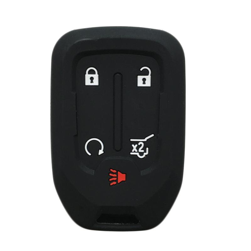 Silicone Key Case For GMC Terrain 2019 Canyon Remote Key Cover For Chevrolet Suburban Silverado 2500 Car Accessories 4/5/6Button