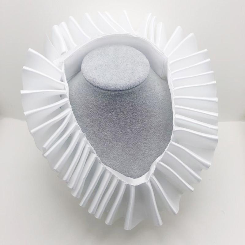 Elżbietański kołnierz kryza Średniowieczne Style Odpinany Kołnierz Wzorzysty Falbankowy Kołnierz do Autentycznych Średniowiecznych Zestawów Kostiumowych