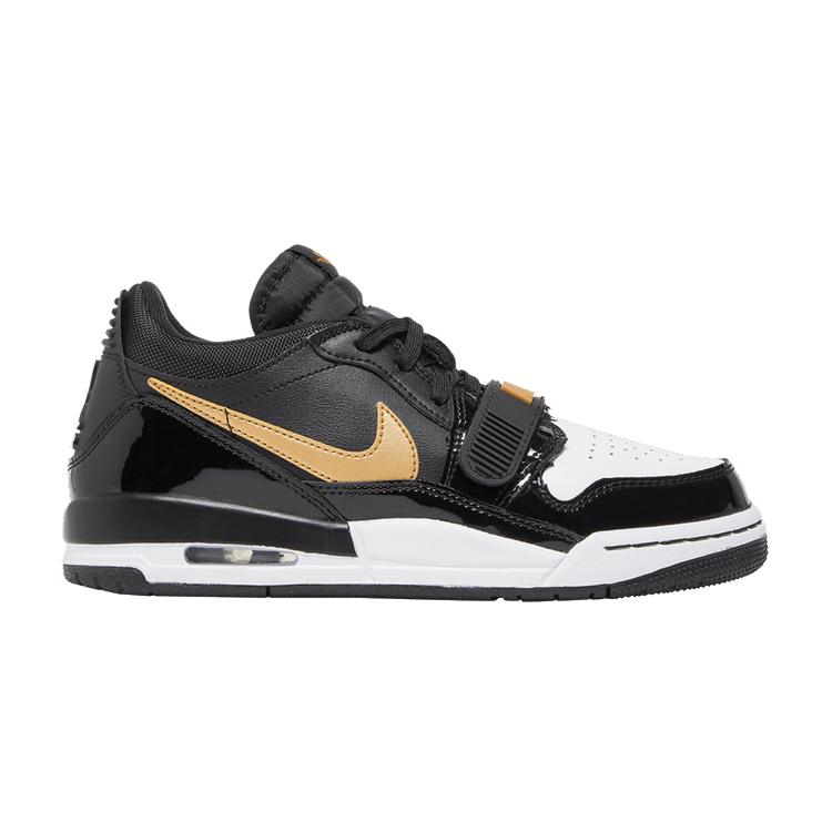 Air Jordan Legacy 312 Low GS Black Metallic Gold 38.5