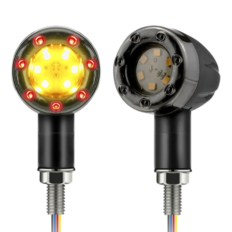 

1 Pair Motorcycle Turn Indicators LED Lights With High Brightness Motorcycle Turn Signal Light Easy Installation 1