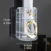Automatic Toothpaste Dispenser Toothpaste Squeezer Toothbrush Stand Wall Mounted Dust-proof Toothbrush Holder Bathroom Accessory