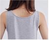 Aspersio Sleeveless Feminine Tank Top Available in Mini and Long Perfect for Maternity Girly Dress Solid Decollete Sleeveless Stretch Women's Dress,