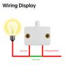 Automatic Reset Switch Closet Cabinet Light Switch Household Cabinet Door Control Switch Wardrobe Light Switch For Smart Home
