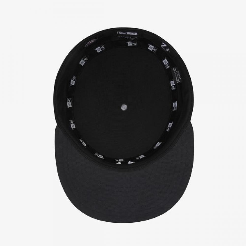 New Era Mlb New York Yankees Nylon Metal Fitted Cap Black 15131633