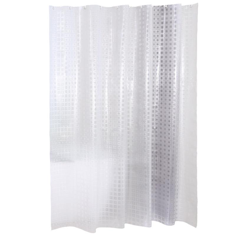 EVA Eco-Friendly Splash-Proof Shower Curtain, Thickened Style for Bathroom