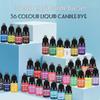 36-Color Set: High Concentration Oil-Based Colorant for Candle & Soap Making (5ml each)