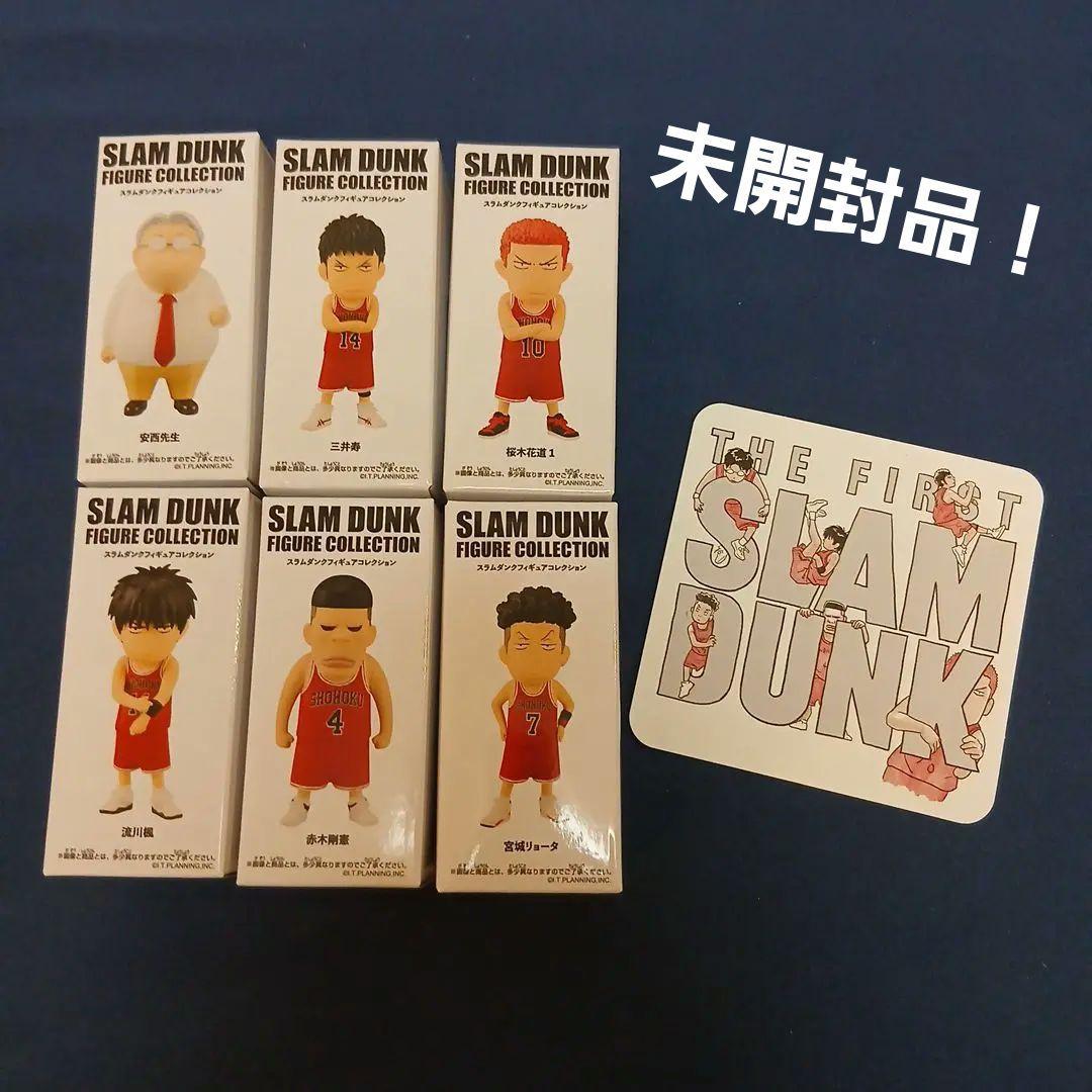 

[USED] SLAM DUNK FIGURE COLLECTION 6 figures & coaster included.