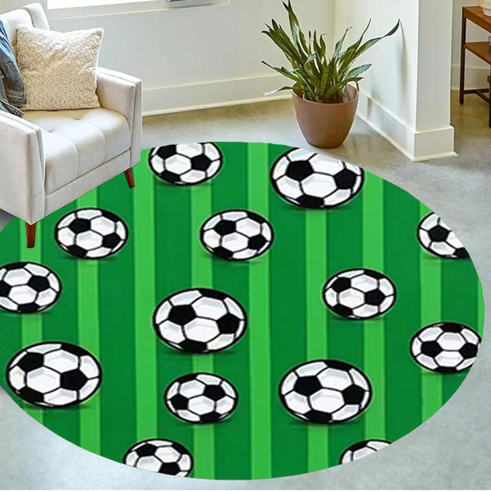 1 stuks Voetbal vloerkleed huis tapijt antislip ontwerp voor kantoor decoratie cadeau woonkamer slaapkamer