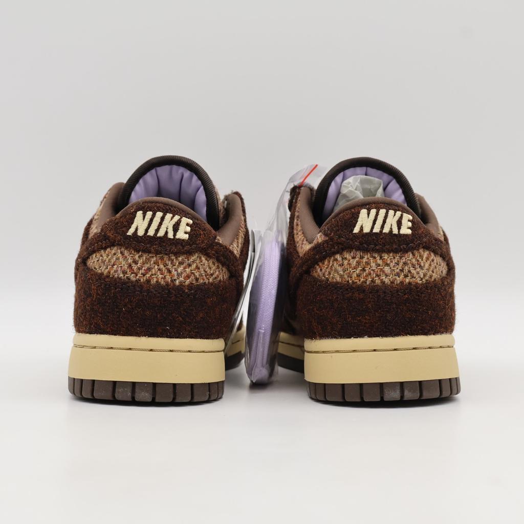 IO0052-200 Harris Tweed Nike Women's Dunk Low Sesame Violet Mist (Women's)