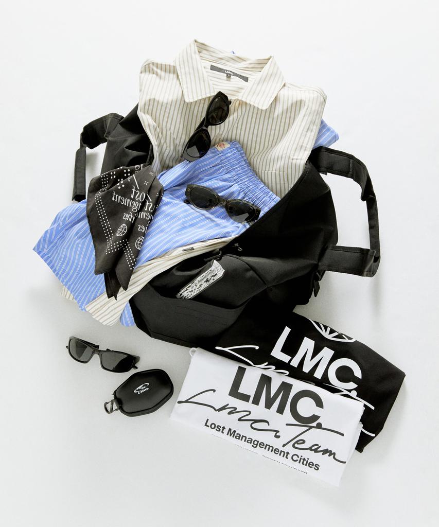 LMC Oval Globe Polarized Sunglasses Black