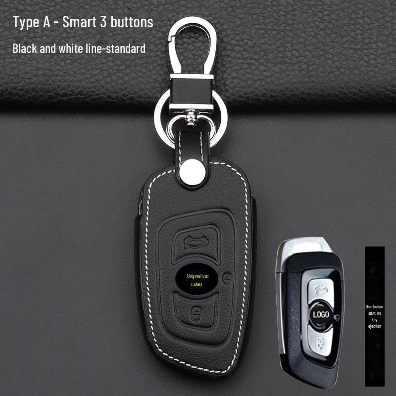 Schlüsselabdeckung geeignet für Zhonghua V3, V7, H530, H330, V5 Brilliance Auto-Schlüsselschutztasche mit Schnalle.