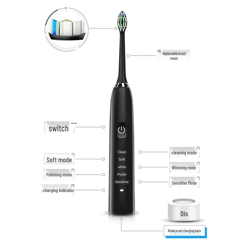 

DIS Sonic Electric Toothbrush DE-D12