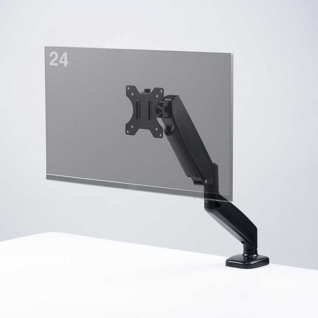 SANWA SUPPLY Monitor Arm Spring Single (Gas Type, Arm) CR-LAC1405BK