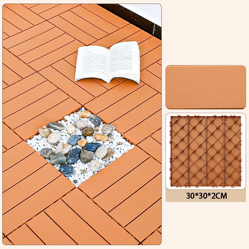 Odolné Recyklovatelné Dřevoplastové Propojitelný Terasové Dlaždice Voděodolné Vnitřní Venkovní Podlahy