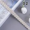 12 Meter Braided Lace Trim Fabric Fringe 1.5cm Width Lace Ribbon Apparel Curtain Diy Sewing Accessories Upholstery Decor Crafts
