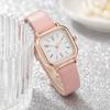 Casual Leather Strap Quartz Wristwatches Simplicity Square Quartz Watch Women's Watch  Women Gift