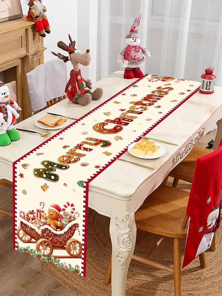 Table track 35x180 cm polyester anti-slip coating multi-colored