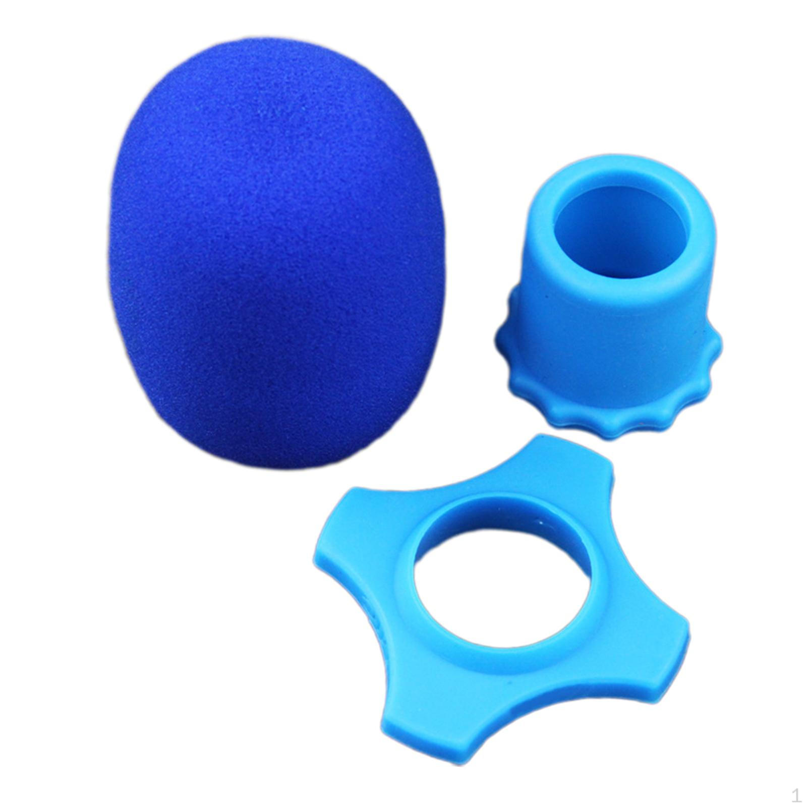 

Ветрозащитный экран для ручного микрофона для живых выступлений синий