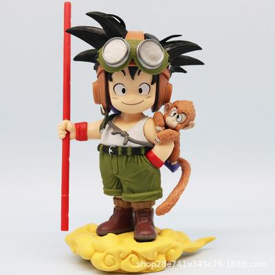 S Anime Dragon Ball Son Goku Figure With Monkey Kid Goku Action Figure16cm Pvc Statue Collection Model Toys Gifts
