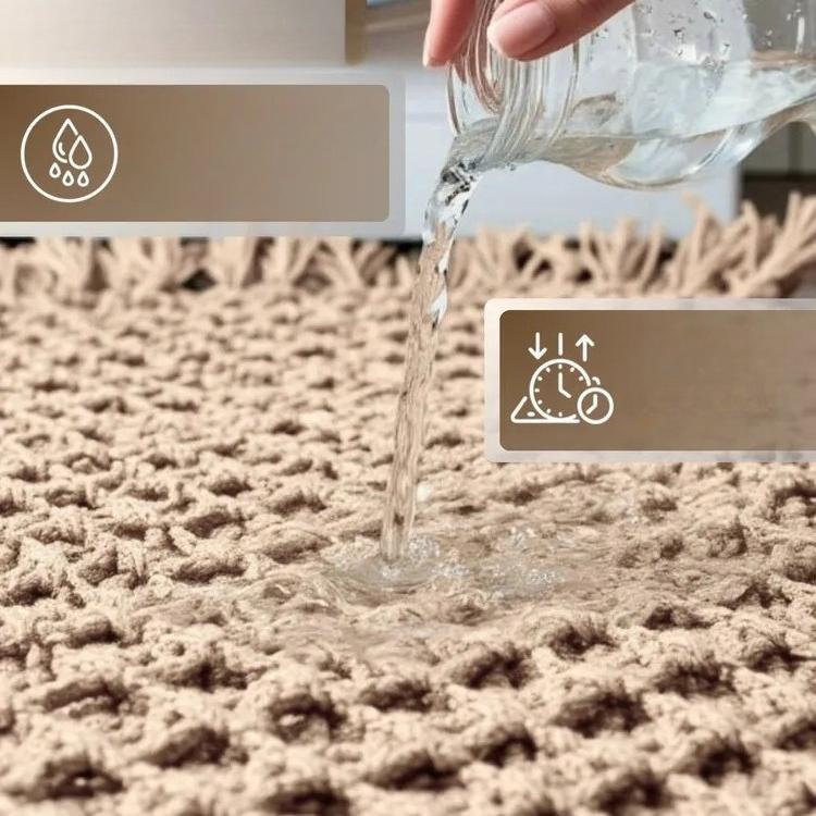 Water Absorbing Carpet, Anti Slip Foot Pad, Bathroom Door Pad,Bathroom and Toilet Anti Slip Mats