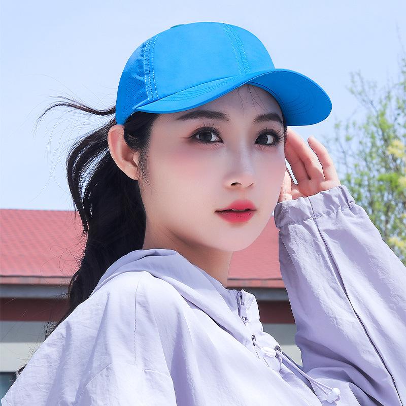 Summer Women's Light, Quick-drying, Breathable, High Ponytail Baseball Cap, Sunshade and Sun Protection Mid-air Top Cap
