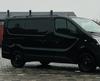 Roof Rails Black Short Base, Cast Iron Legs for Fiat Talento 2016-