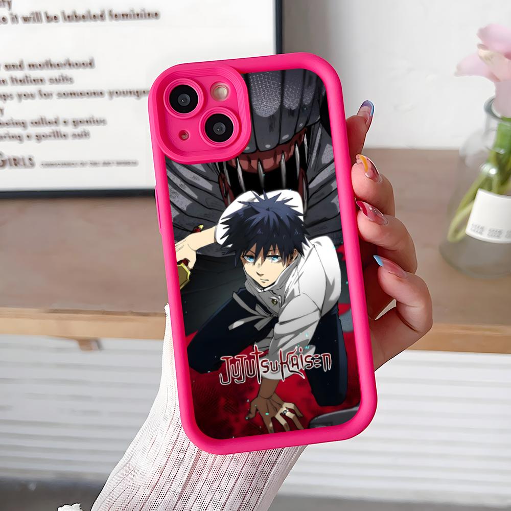 

Jujutsu Kaisen Yuta Okkotsu Phone Case for iPhone 17 16 15 14 13 12 11 Air Pro Max Plus Thicken TPU Colorful Cover Cover Luxury iPhone 12