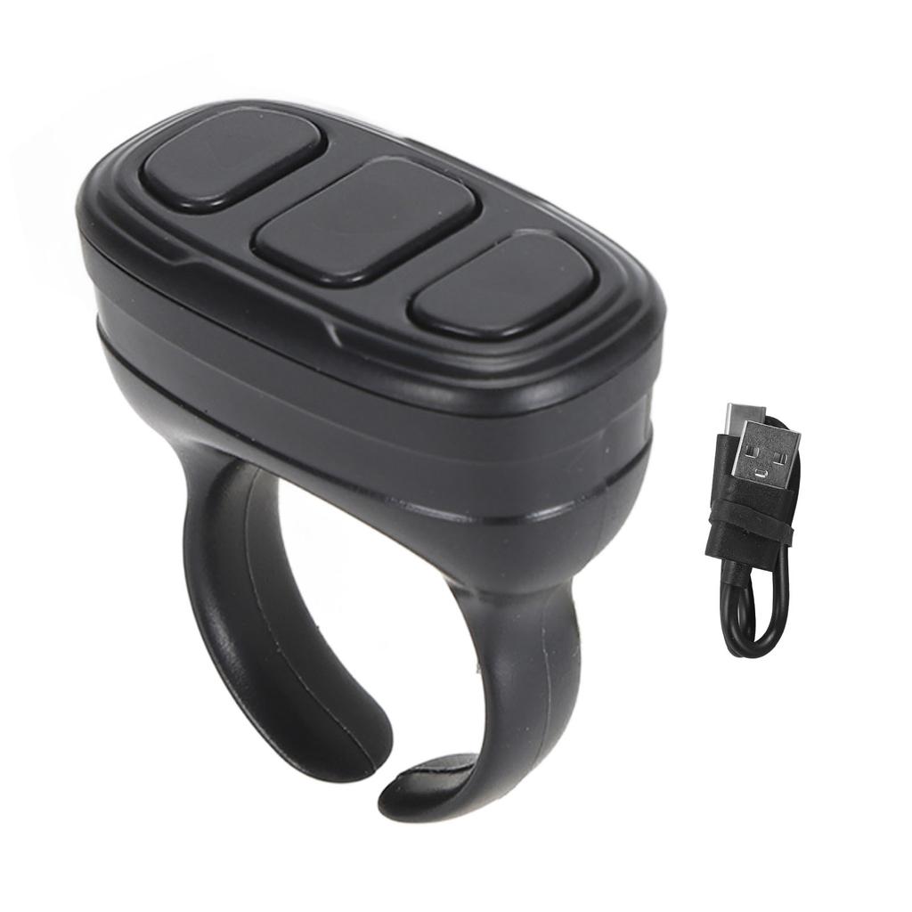 Bluetooth Video Page Turner Finger Remote Controller for Video Browsing Novels Reading 10 Meter