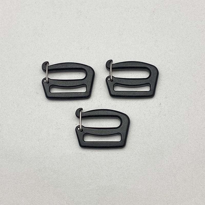 Kunststoff 9-förmige Haken-Schnalle zur Verstellung von Kamera-Taschen-Gurtband