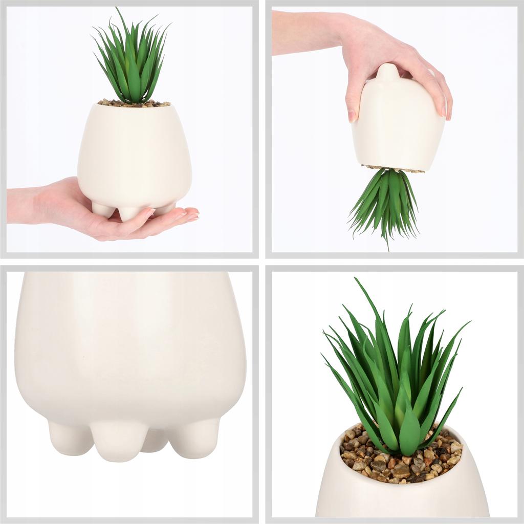 KADAX Artificial Plant Succulent Flower Decorative 10.5 Cm