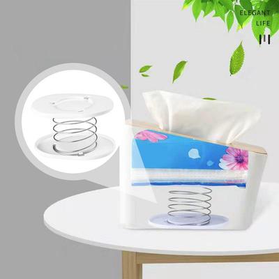 Tissue Box Spring Automatic Lifting Tissue Box Pusher Lifter Space Saving Car Paper Towel Dispenser Holder For Bedroom Living