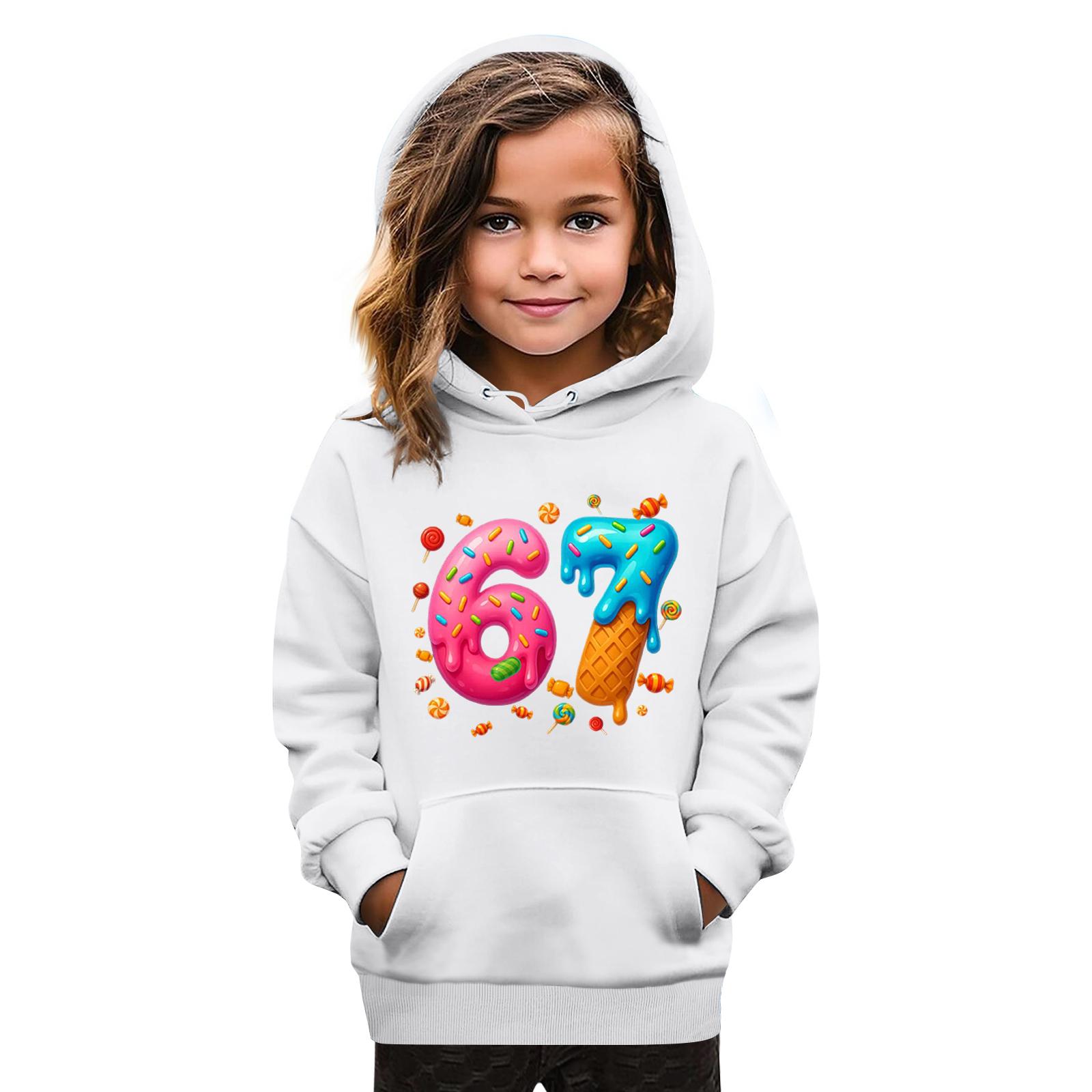 

Sweatshirts For Teen Girls Hoodies Long Sleeve Drawstring Pullover Cute Oversized Hoodie 160 білий