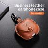 1PC Retro Leather Case For AirPods 4 Business Earphone Cases For Apple AirPods 4 4th Generation 2024 Cover Headset Shell With Hook