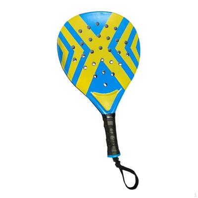 Raquette de Padel Raquettes de Beach Tennis avec Sac de Rangement Solide Entraînement Professionnel Léger