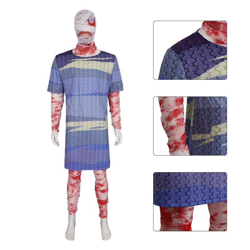 Halloween Costumes Silent Calamity Mouthwashng Old Captain Corey Clothes Stage Costumes