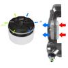 Kit di Riparazione Pistoncino Pinza Freno Idraulico RISK per Shimano M7000 M7100 M8000 M8100 M9100 RS785, Kit Guarnizioni Freno a Disco a Olio MTB Strada
